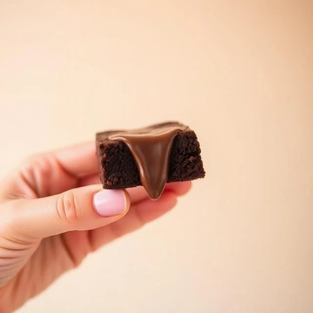 Assortiment de mini brownies sucrés présentés sur un plateau pour un évènement